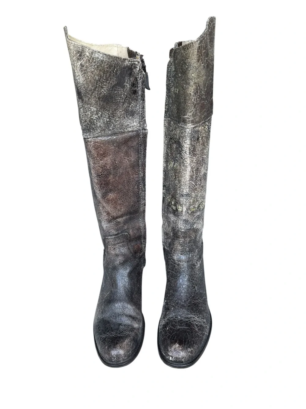 • STEVE MADDEN • Steve Madden crackle “Reins” equestrian riding boots 7.5